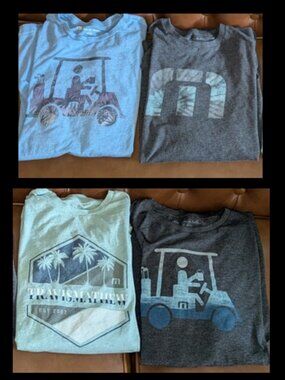 Lot of 4 TRAVIS MATHEW Mens T Shirt Size L